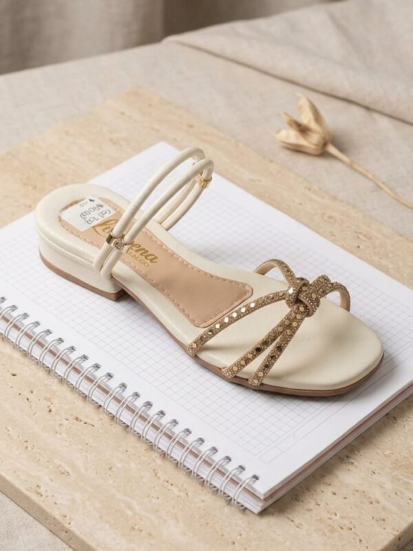 Sandalia "Perla Arena" - Colección Soft Luxe